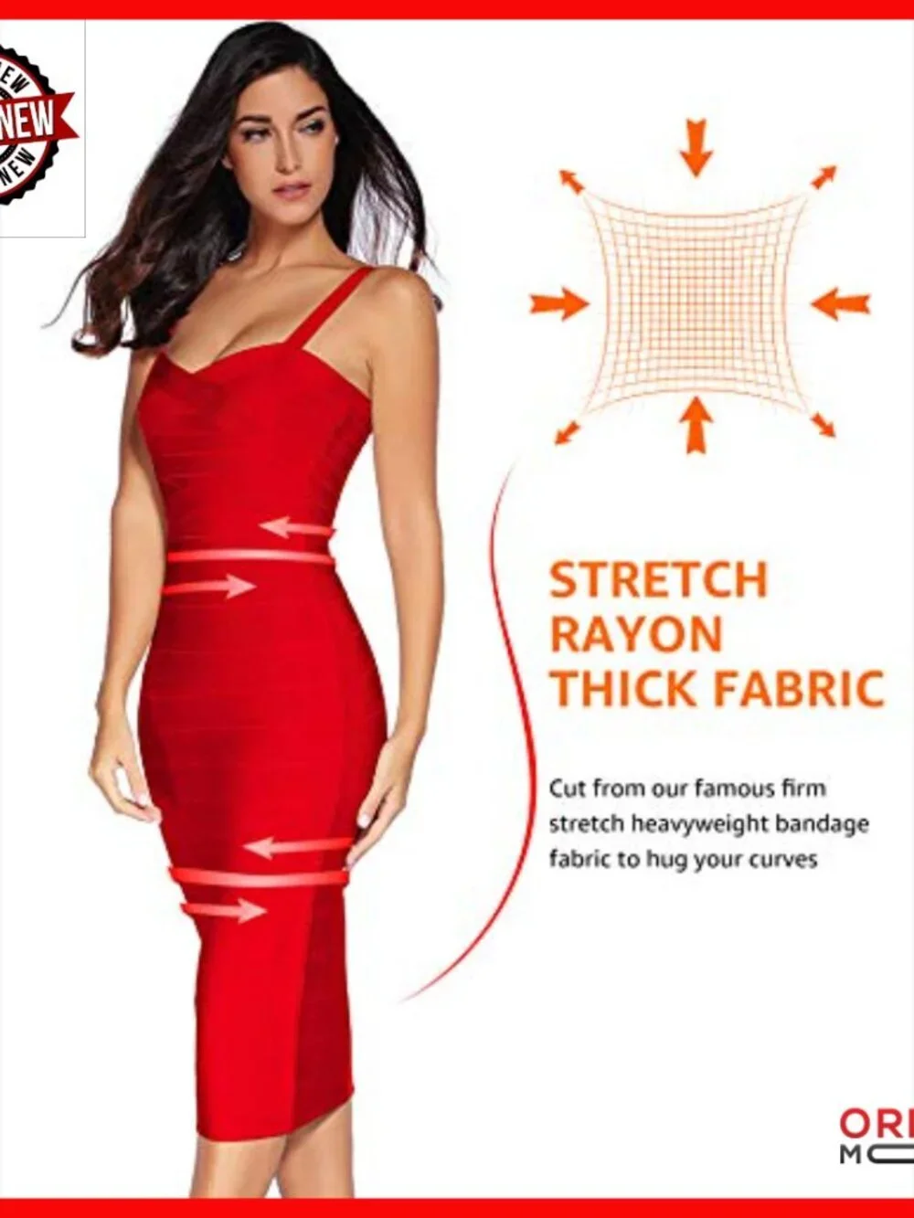 Midi Bodycon Bandage Dress Sweetheart Neckline Semi-Formal Cocktail